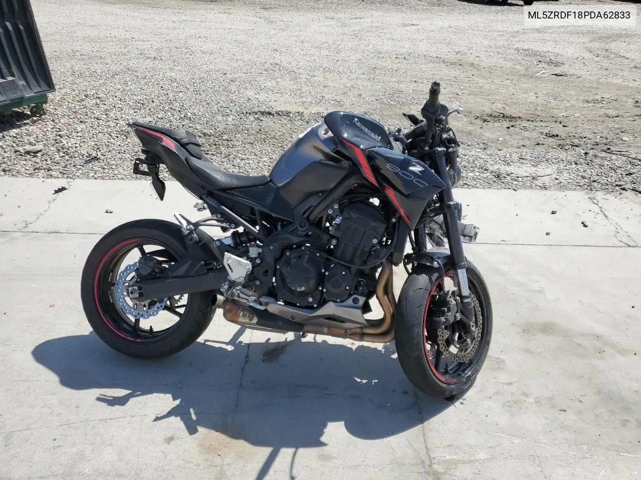 2023 Kawasaki Zr900 F VIN: ML5ZRDF18PDA62833 Lot: 61817235