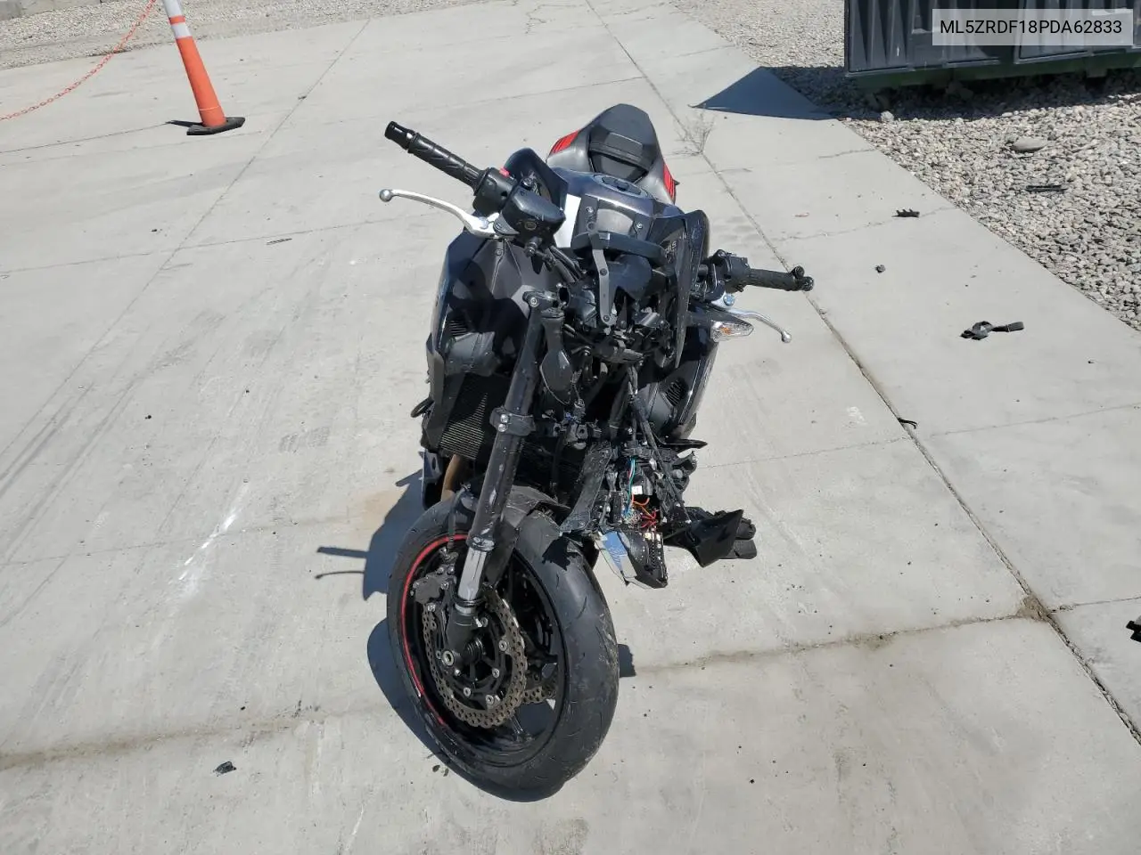 2023 Kawasaki Zr900 F VIN: ML5ZRDF18PDA62833 Lot: 61817235