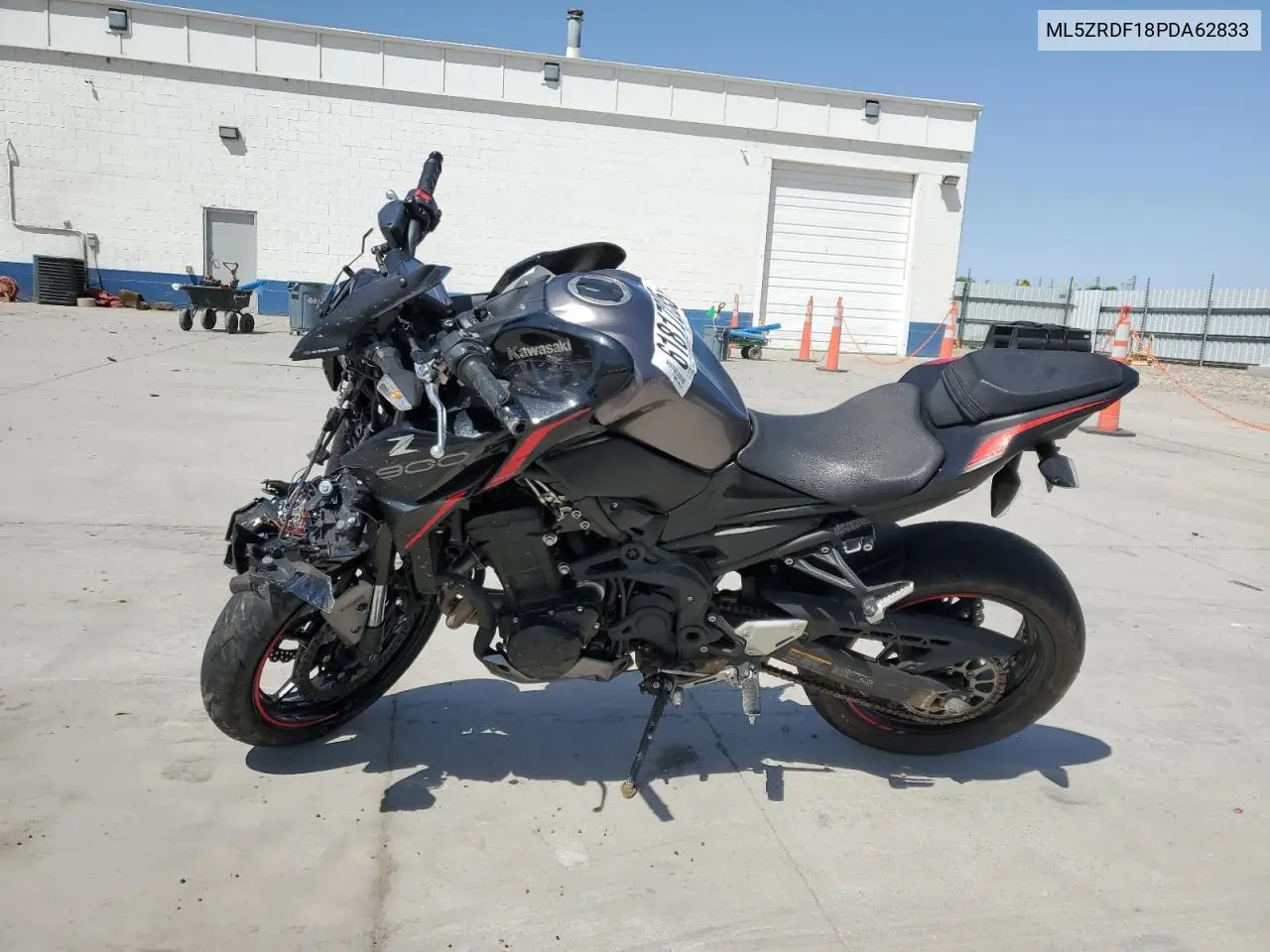 2023 Kawasaki Zr900 F VIN: ML5ZRDF18PDA62833 Lot: 61817235