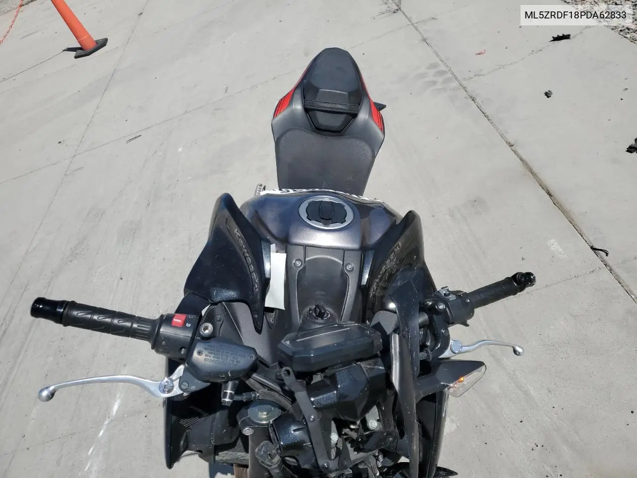 2023 Kawasaki Zr900 F VIN: ML5ZRDF18PDA62833 Lot: 61817235