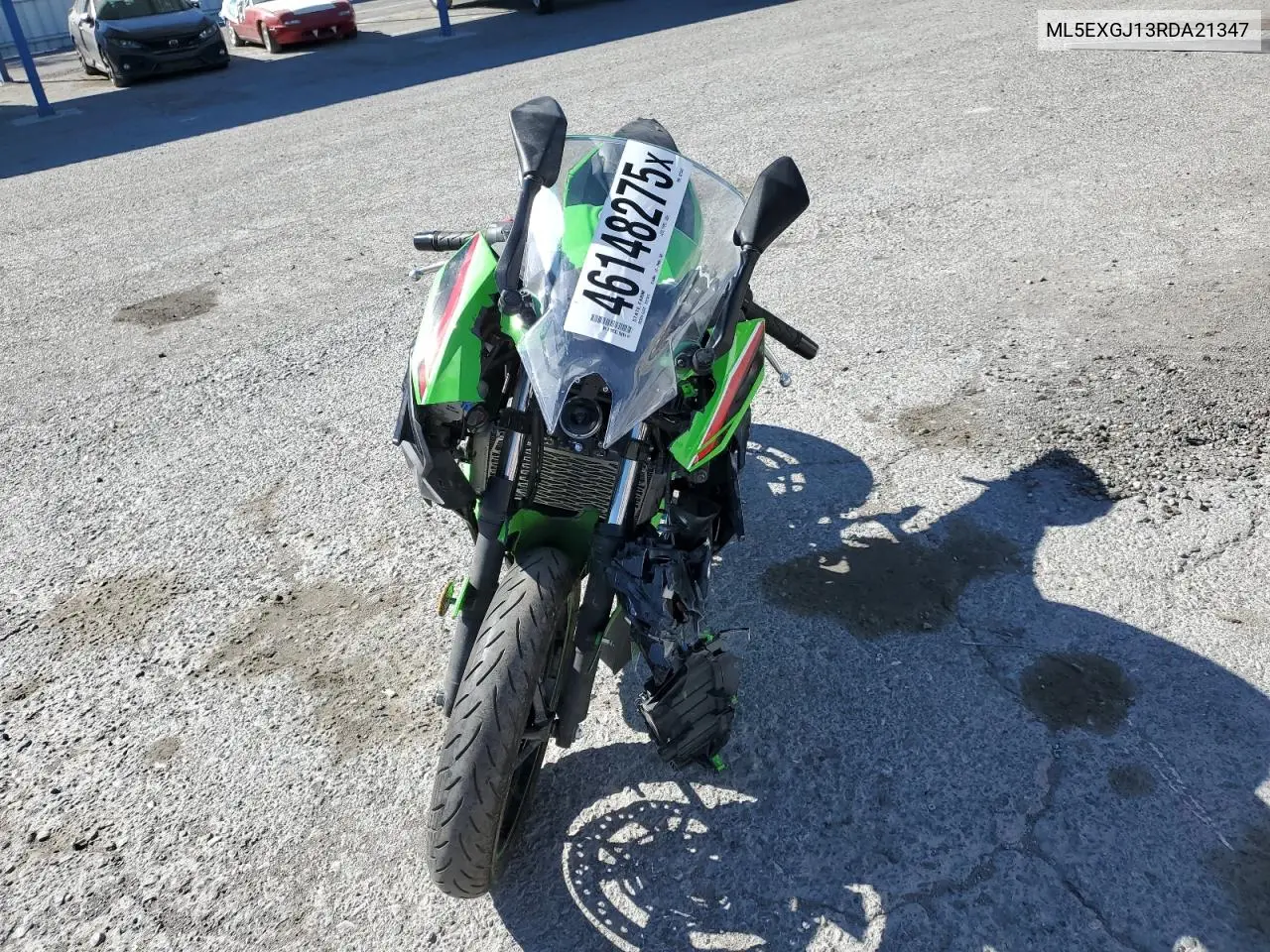 2024 Kawasaki Ex500 A VIN: ML5EXGJ13RDA21347 Lot: 46148275