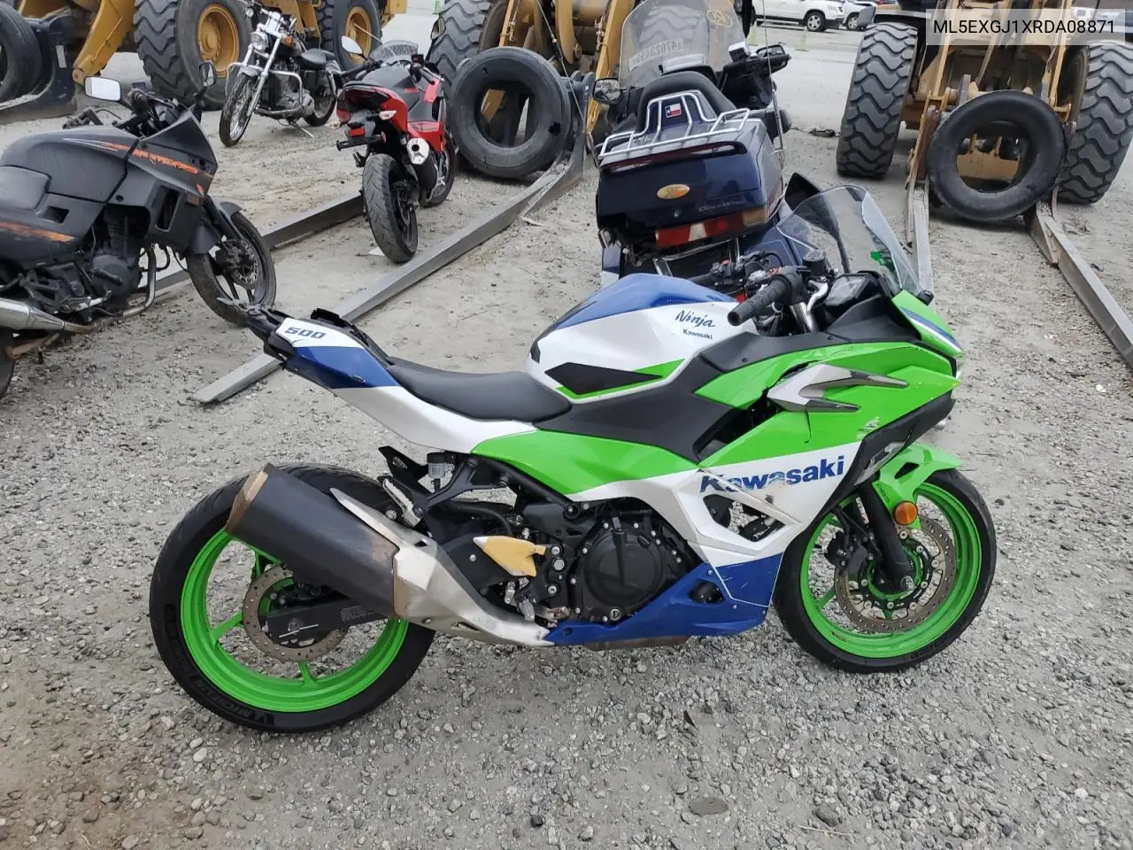 2024 Kawasaki Ex500 A VIN: ML5EXGJ1XRDA08871 Lot: 47848885