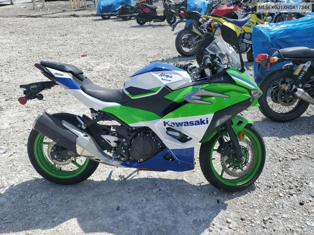 2024 Kawasaki Ex500 A VIN: ML5EXGJ1XRDA17344 Lot: 48926965
