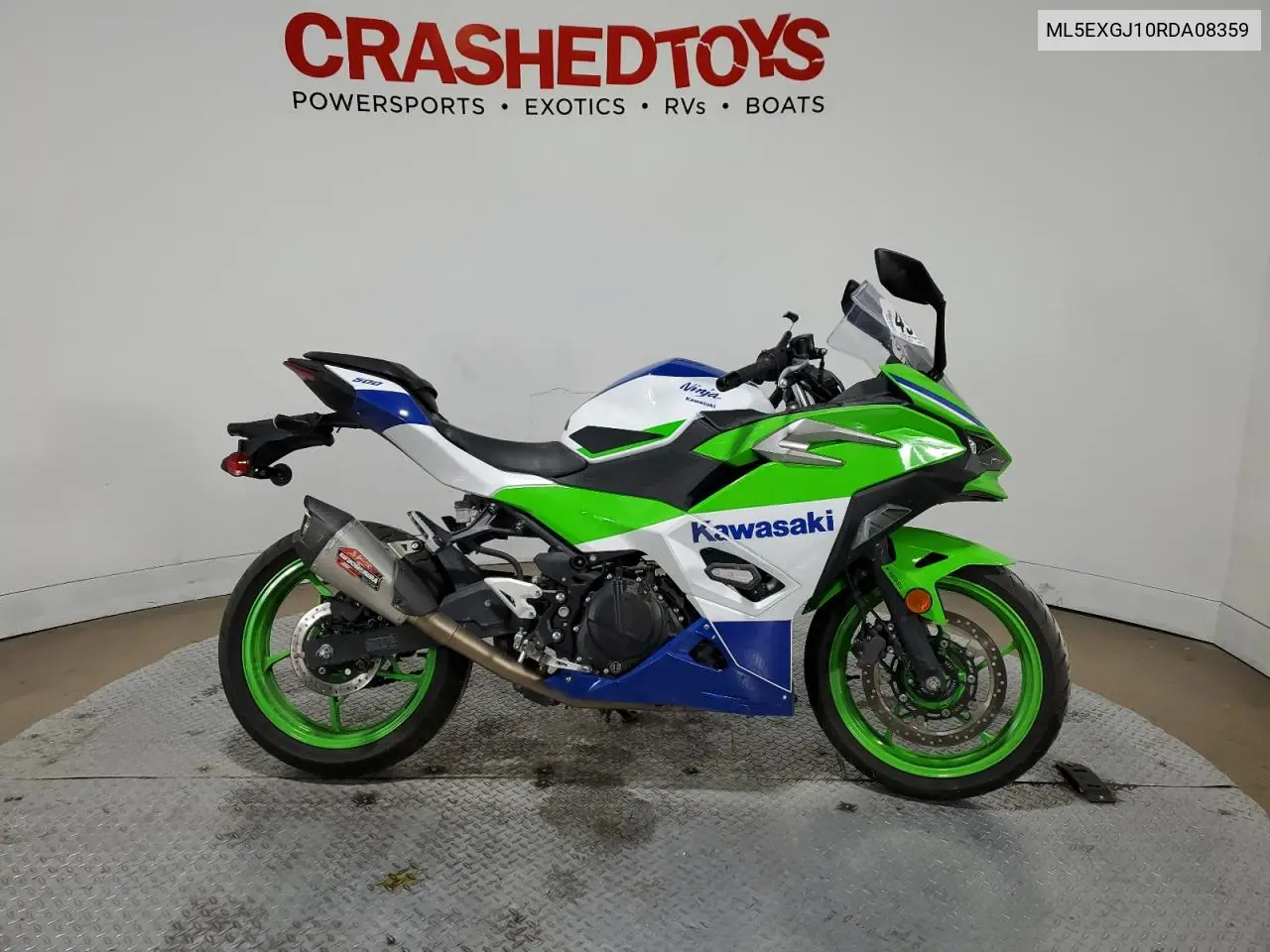 2024 Kawasaki Ex500 A VIN: ML5EXGJ10RDA08359 Lot: 49388625