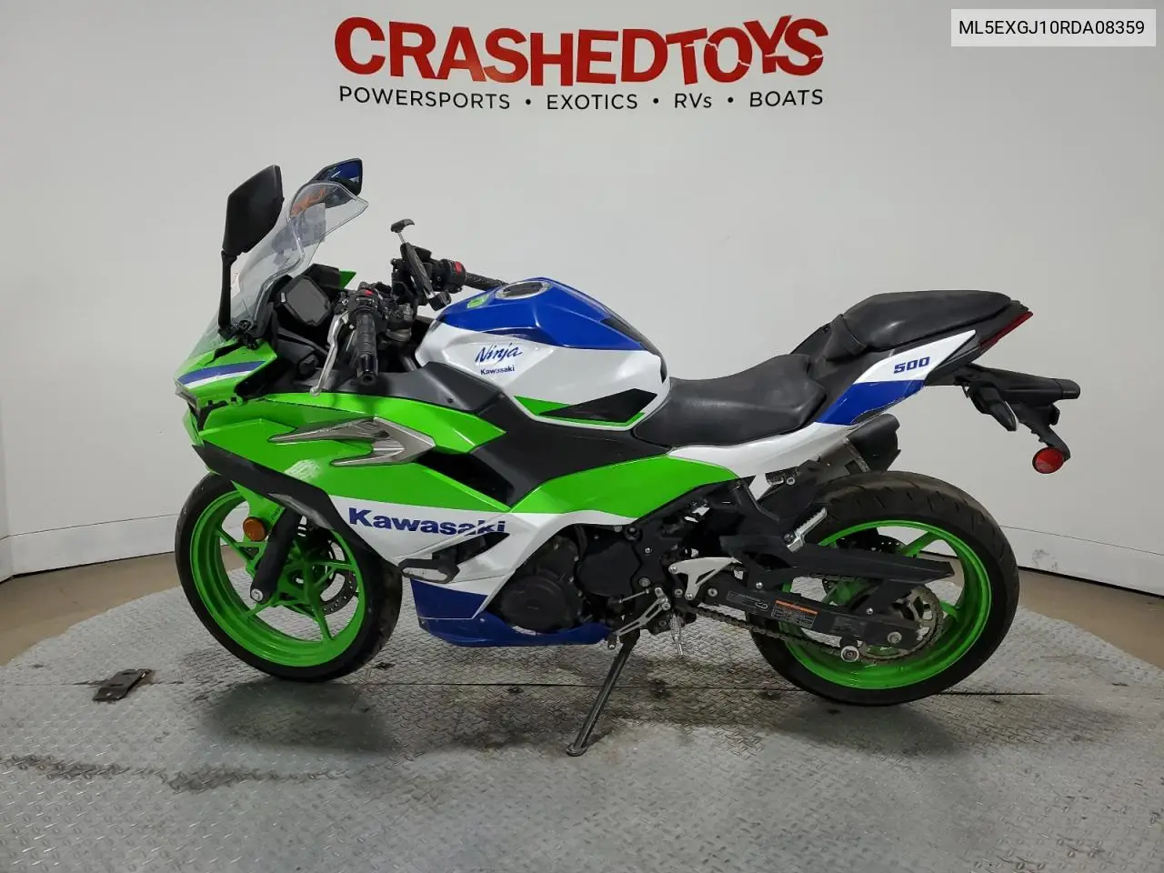 2024 Kawasaki Ex500 A VIN: ML5EXGJ10RDA08359 Lot: 49388625