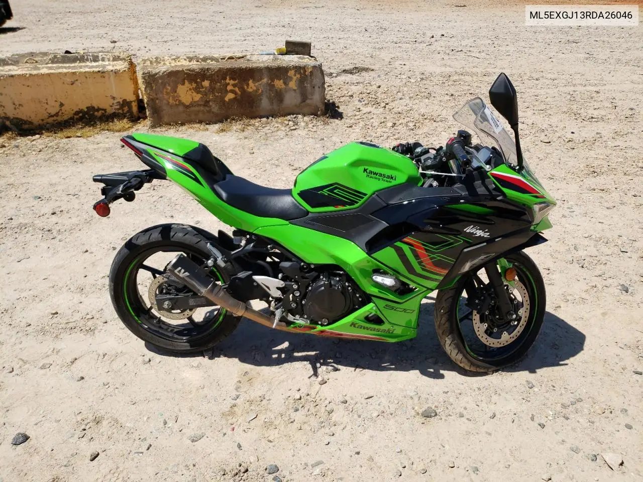 2024 Kawasaki Ex500 A VIN: ML5EXGJ13RDA26046 Lot: 53622555