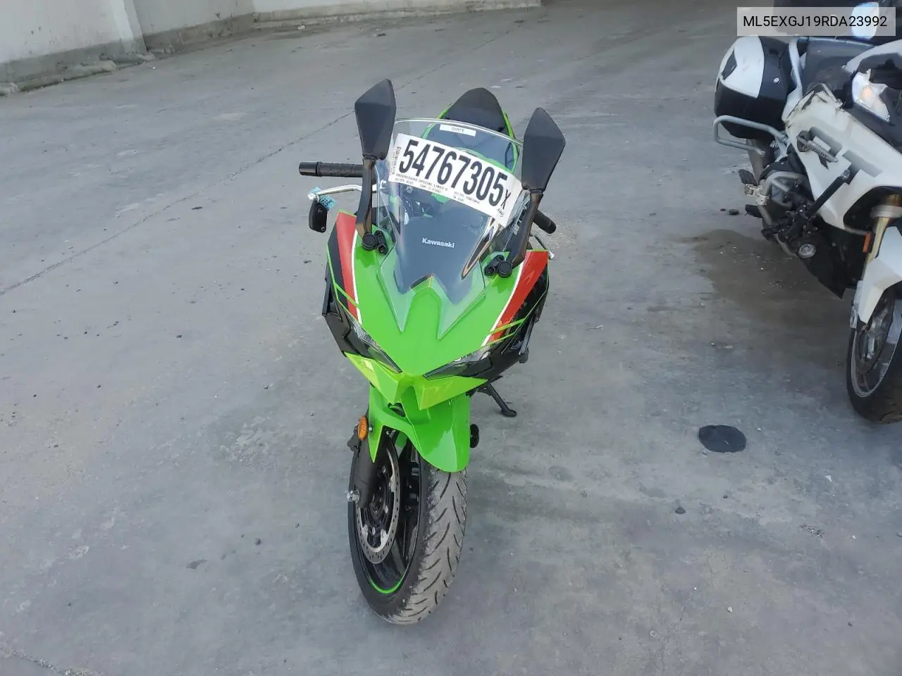 2024 Kawasaki Ex500 A VIN: ML5EXGJ19RDA23992 Lot: 54767305