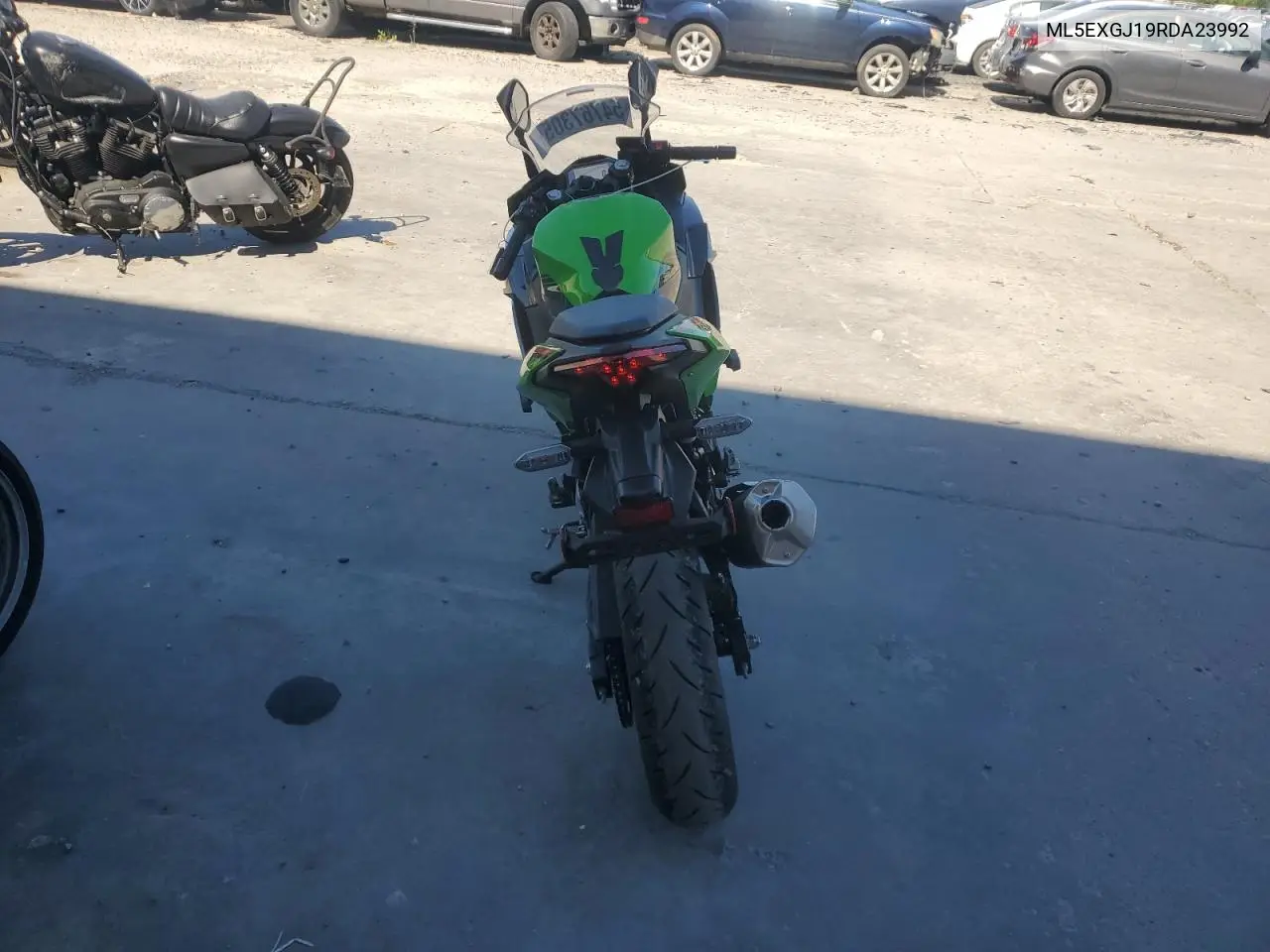 2024 Kawasaki Ex500 A VIN: ML5EXGJ19RDA23992 Lot: 54767305