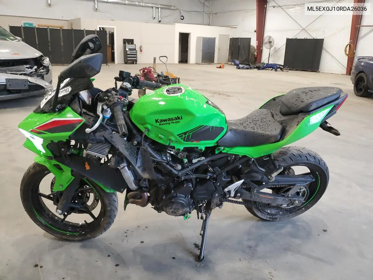 2024 Kawasaki Ex500 A VIN: ML5EXGJ10RDA26036 Lot: 55290685