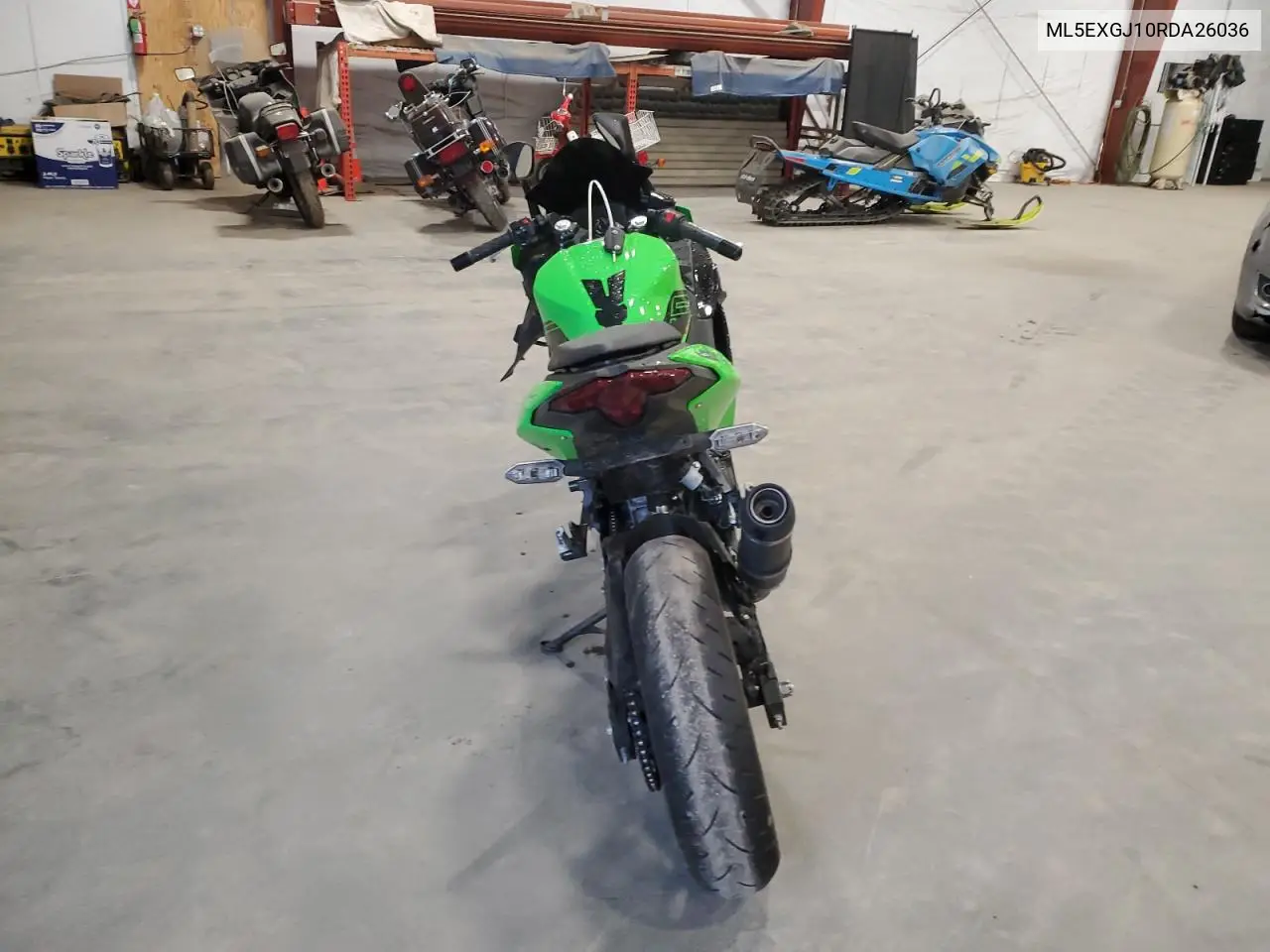2024 Kawasaki Ex500 A VIN: ML5EXGJ10RDA26036 Lot: 55290685
