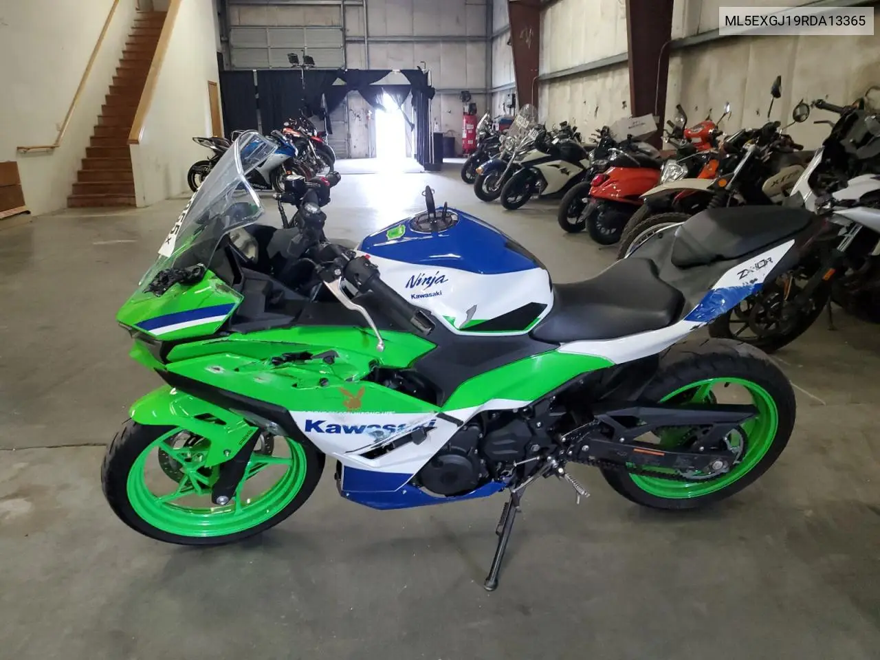 2024 Kawasaki Ex500 A VIN: ML5EXGJ19RDA13365 Lot: 56395955