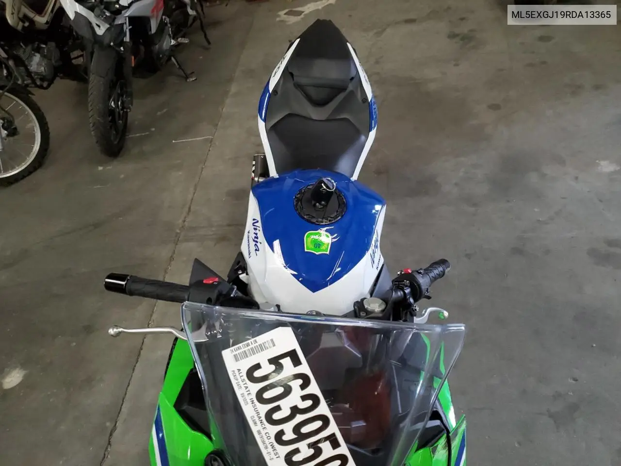 2024 Kawasaki Ex500 A VIN: ML5EXGJ19RDA13365 Lot: 56395955