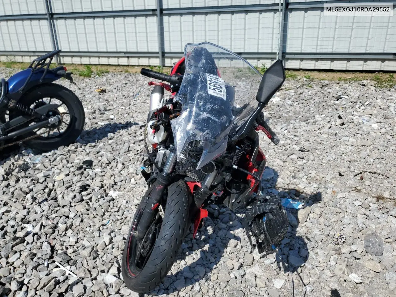 2024 Kawasaki Ex500 A VIN: ML5EXGJ10RDA29552 Lot: 56914125