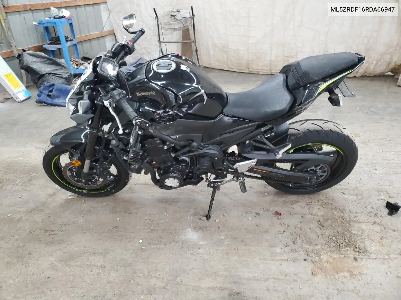 2024 Kawasaki Zr900 F VIN: ML5ZRDF16RDA66947 Lot: 56971045
