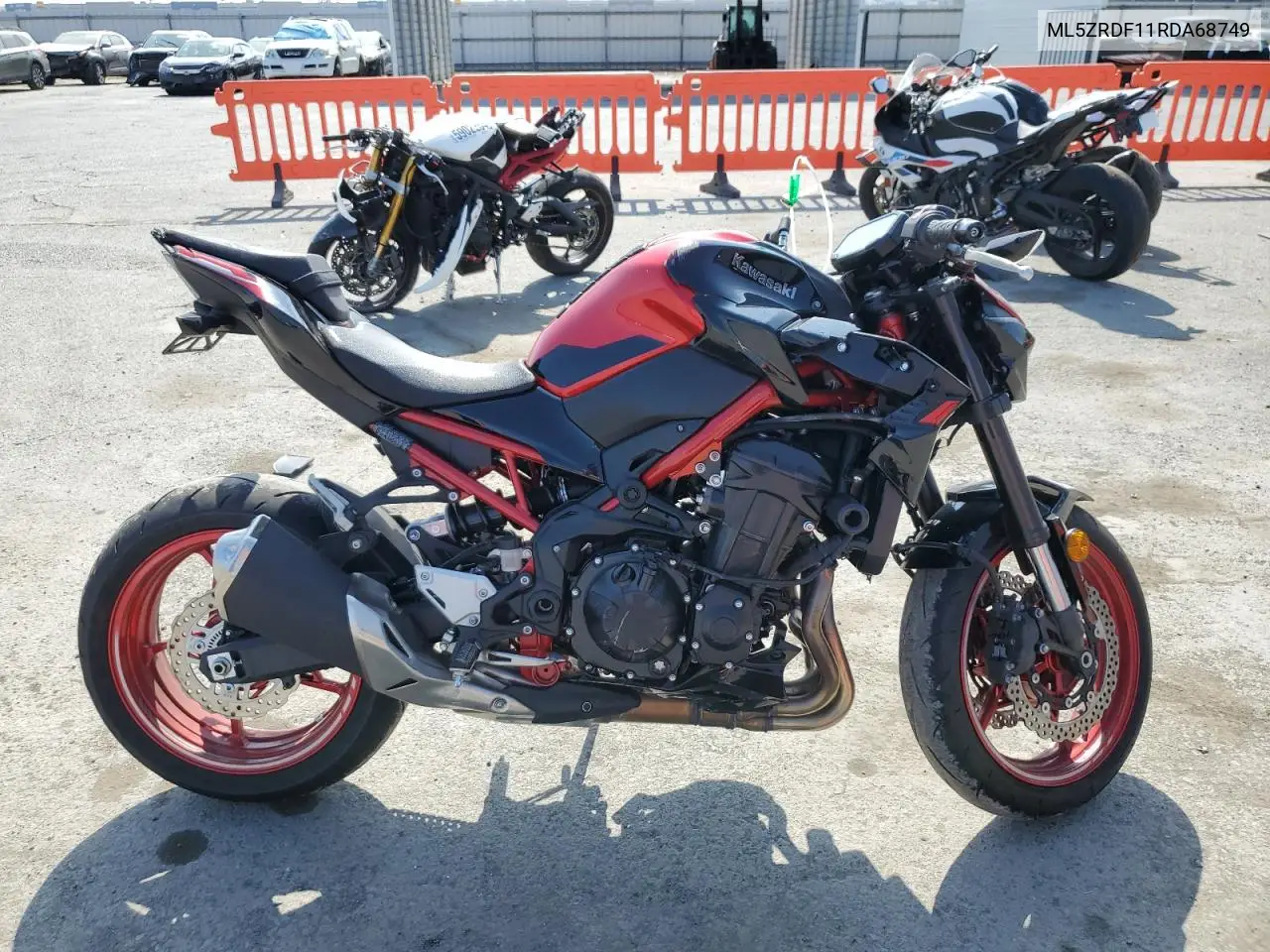 2024 Kawasaki Zr900 F VIN: ML5ZRDF11RDA68749 Lot: 58982855