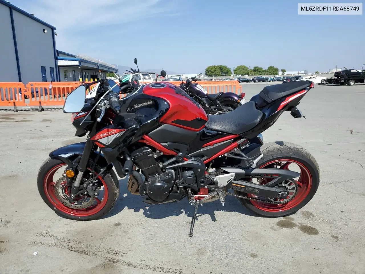 2024 Kawasaki Zr900 F VIN: ML5ZRDF11RDA68749 Lot: 58982855