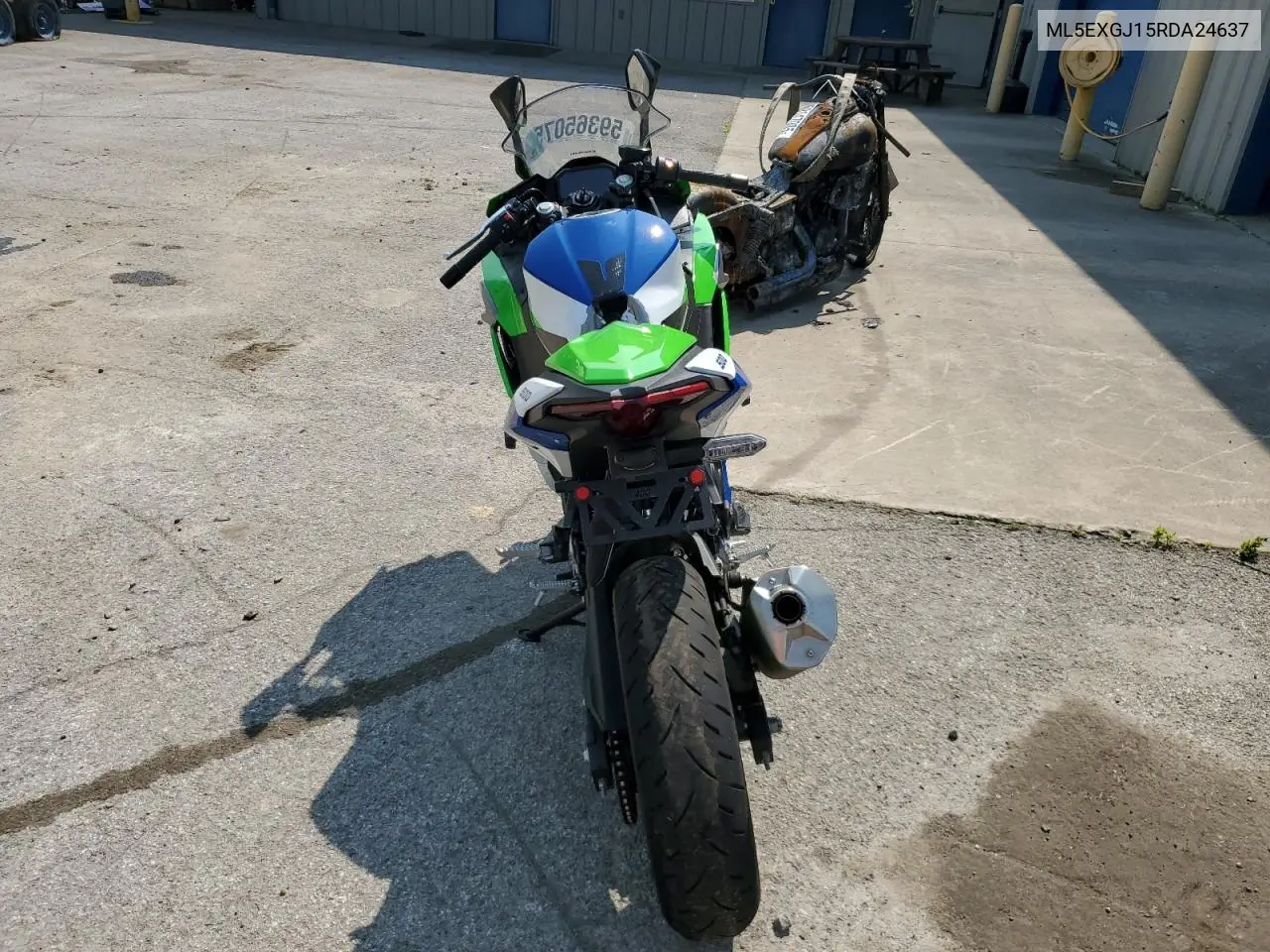 2024 Kawasaki Ex500 A VIN: ML5EXGJ15RDA24637 Lot: 59365075