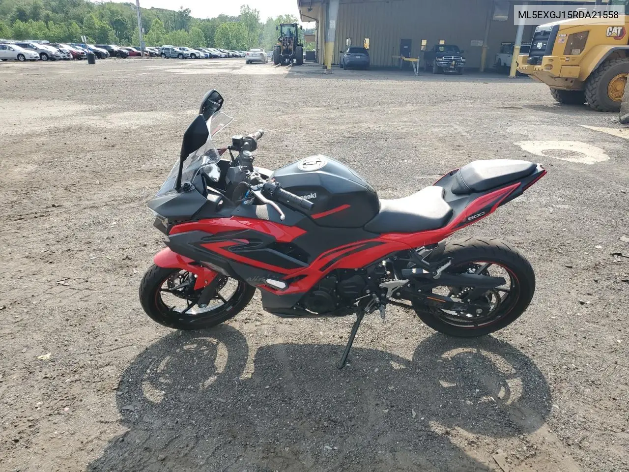 2024 Kawasaki Ex500 A VIN: ML5EXGJ15RDA21558 Lot: 59520015