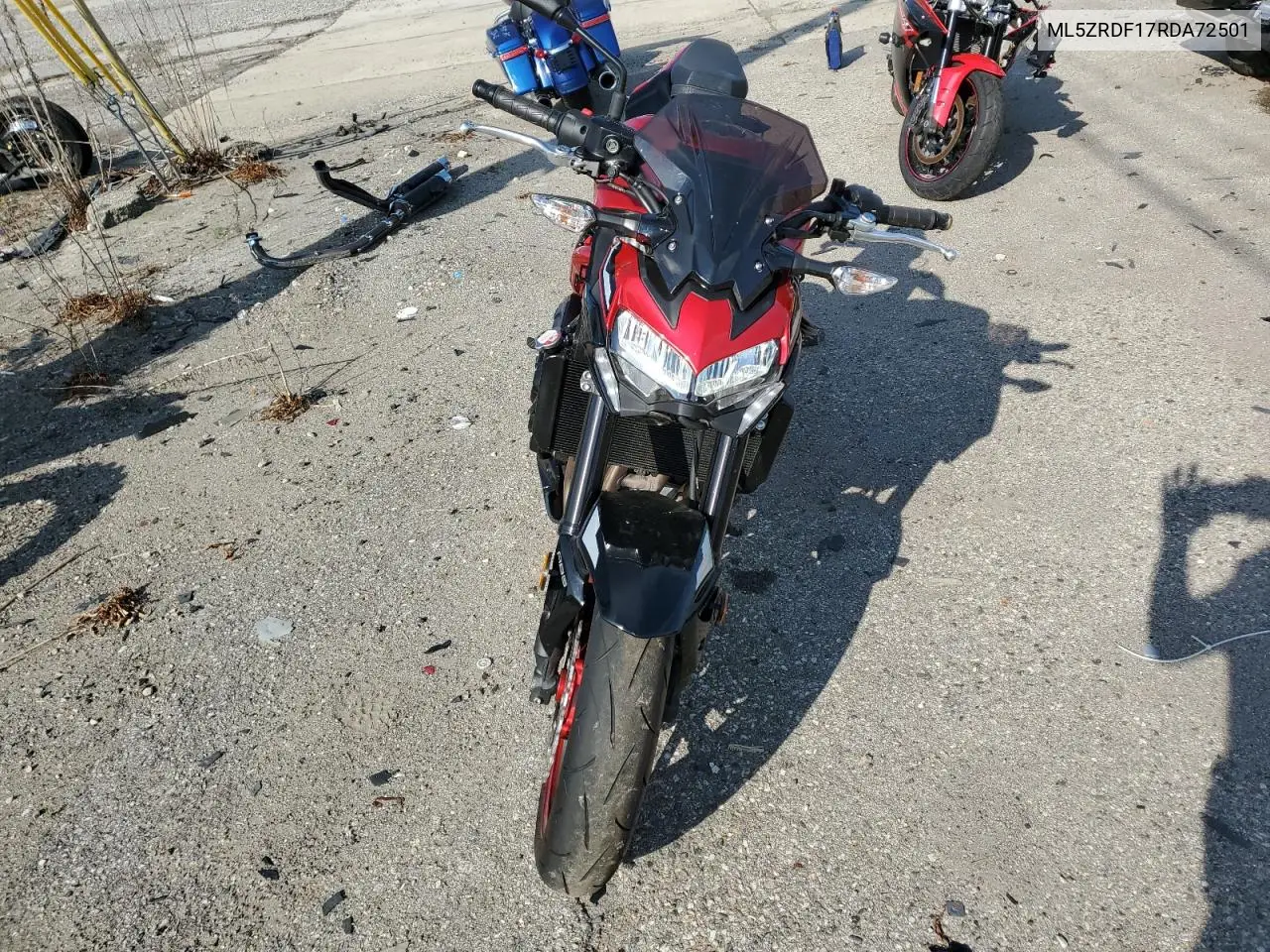 2024 Kawasaki Zr900 F VIN: ML5ZRDF17RDA72501 Lot: 60223675