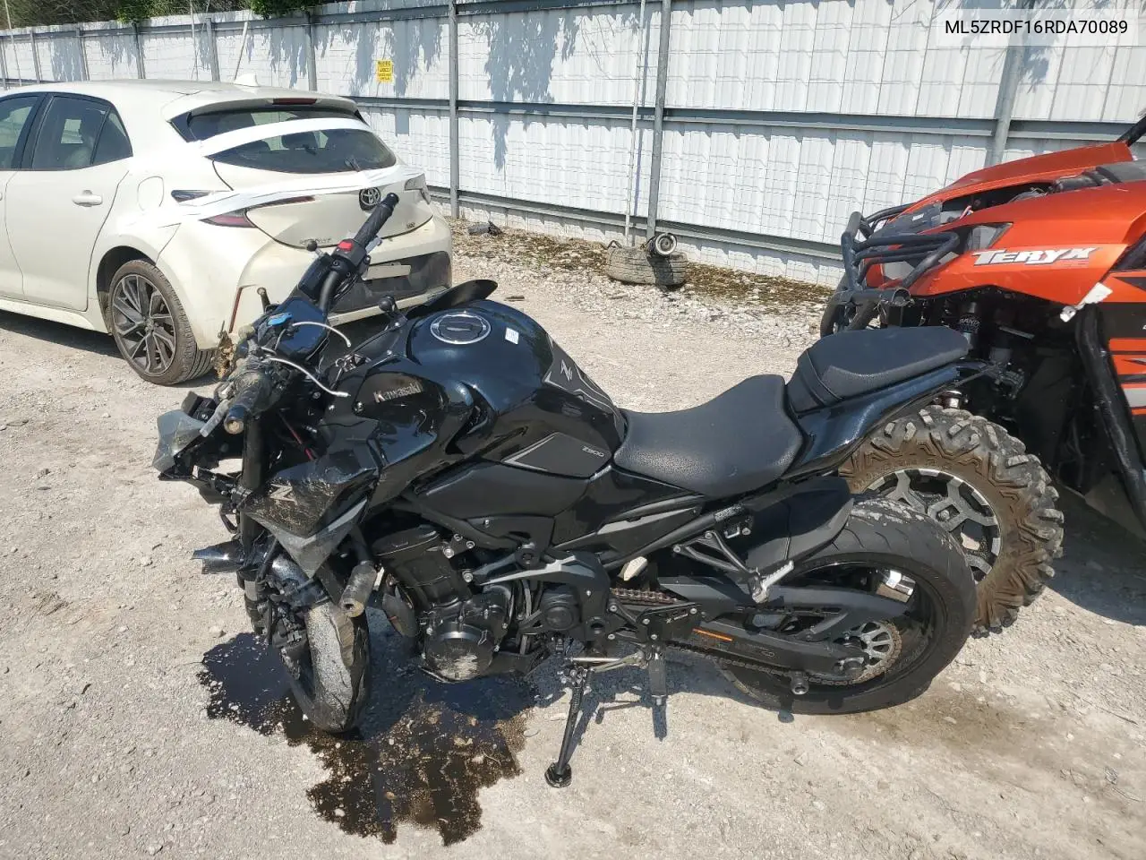 2024 Kawasaki Zr900 F VIN: ML5ZRDF16RDA70089 Lot: 60804475