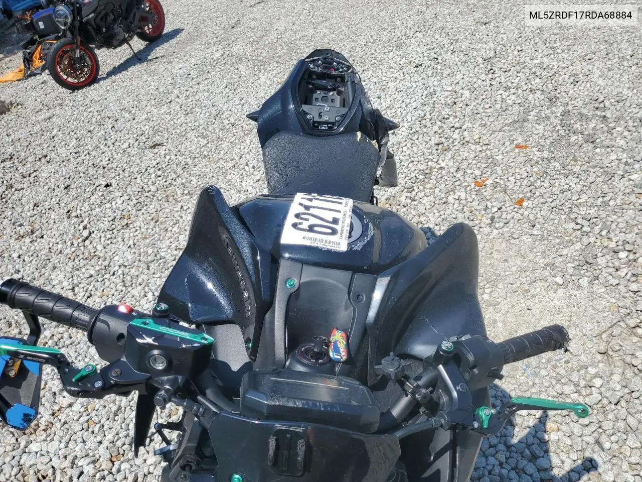 2024 Kawasaki Zr900 F VIN: ML5ZRDF17RDA68884 Lot: 62116095