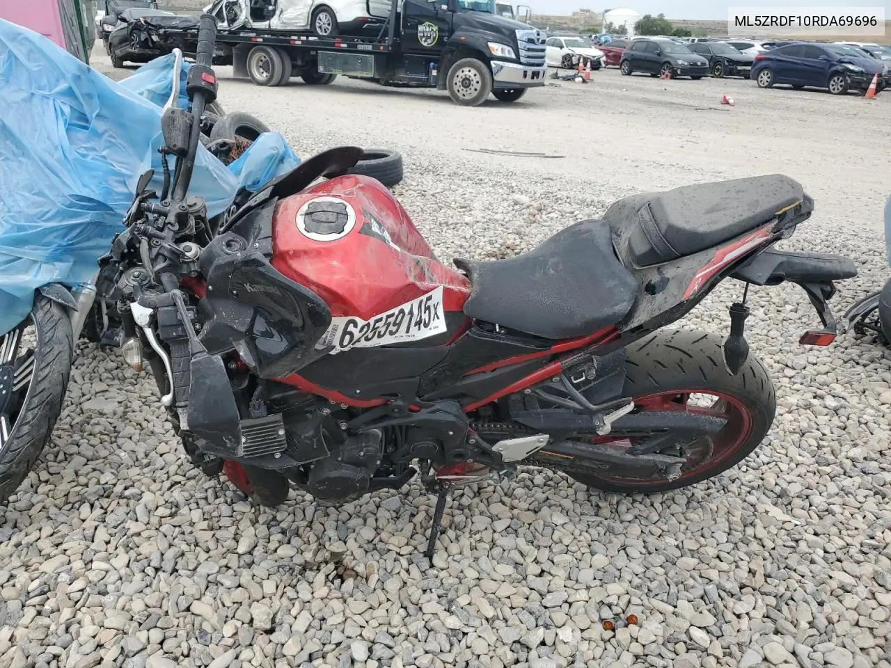 2024 Kawasaki Zr900 F VIN: ML5ZRDF10RDA69696 Lot: 62559145