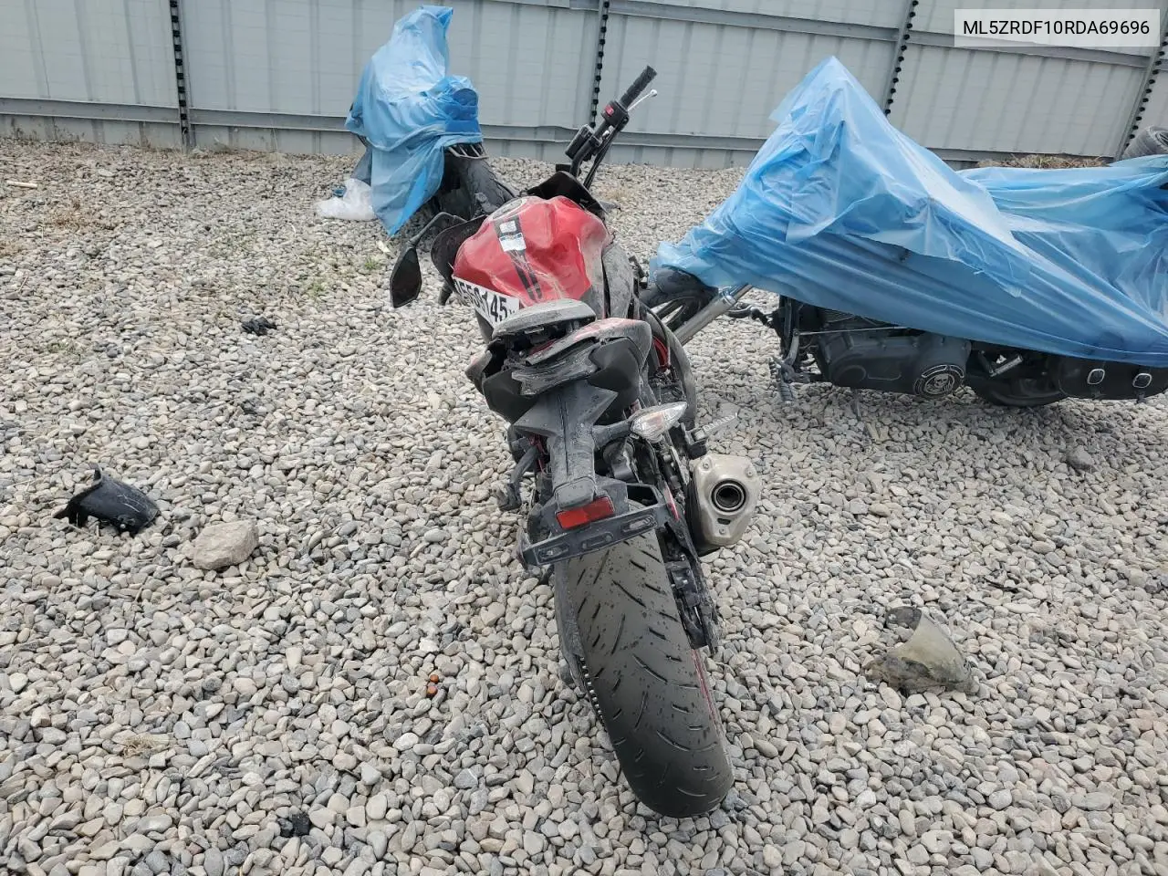 2024 Kawasaki Zr900 F VIN: ML5ZRDF10RDA69696 Lot: 62559145