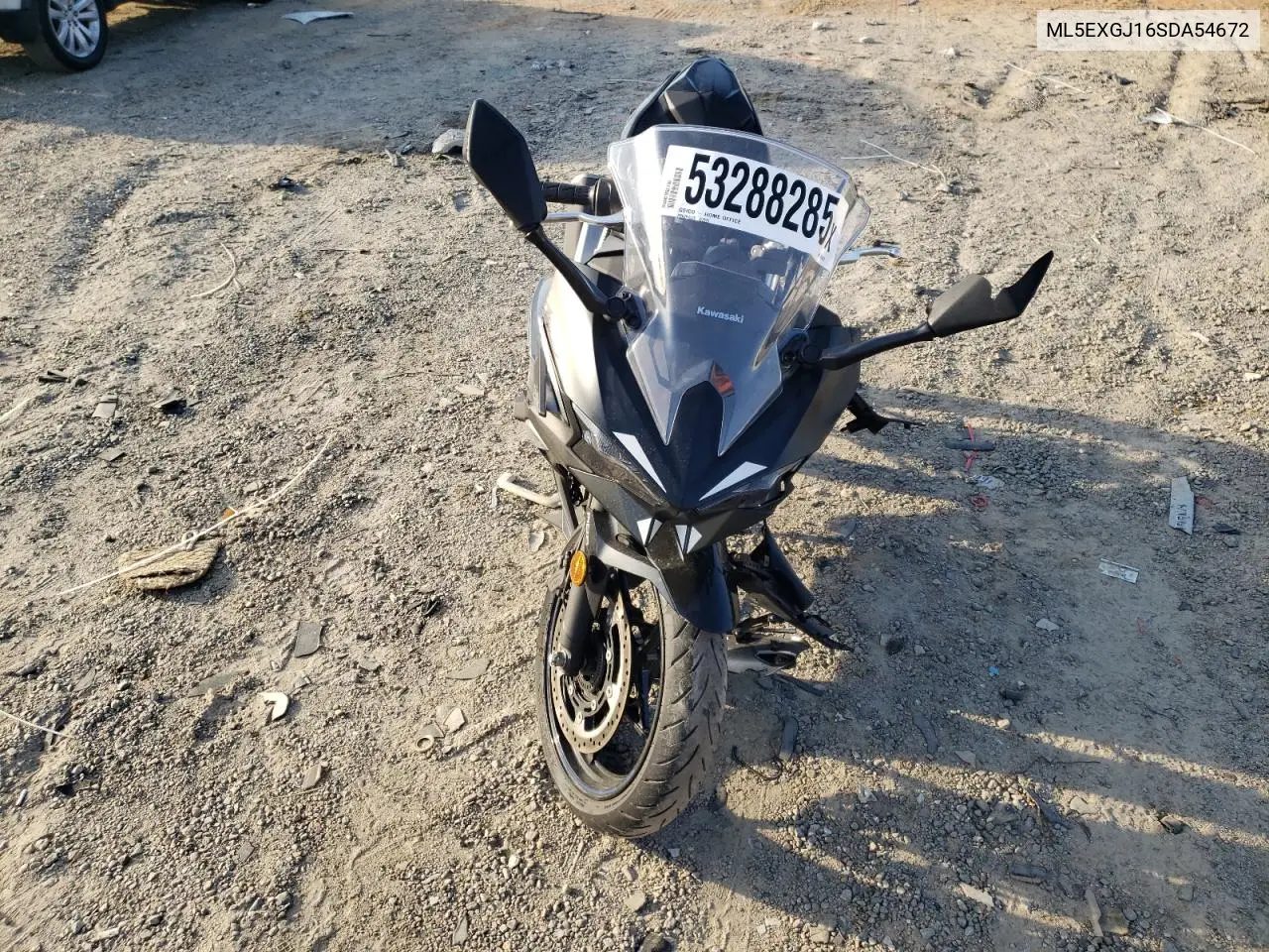 2025 Kawasaki Ex500 A VIN: ML5EXGJ16SDA54672 Lot: 53288285