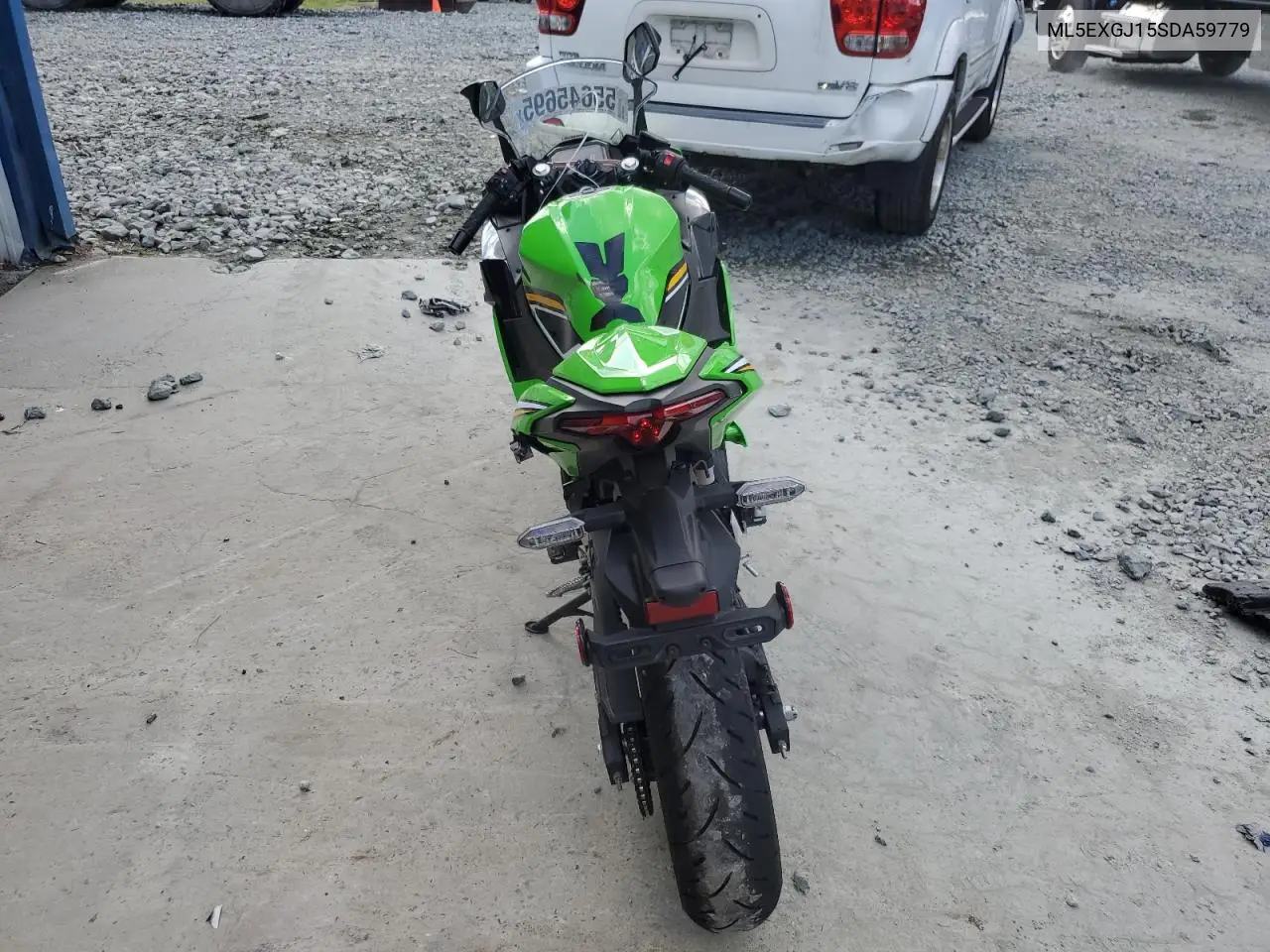 2025 Kawasaki Ex500 A VIN: ML5EXGJ15SDA59779 Lot: 55645695