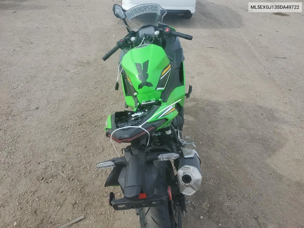 2025 Kawasaki Ex500 A VIN: ML5EXGJ13SDA49722 Lot: 55793685
