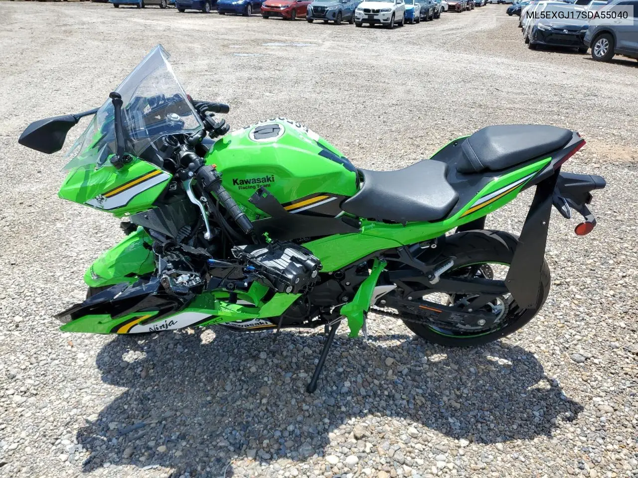 2025 Kawasaki Ex500 A VIN: ML5EXGJ17SDA55040 Lot: 56592955