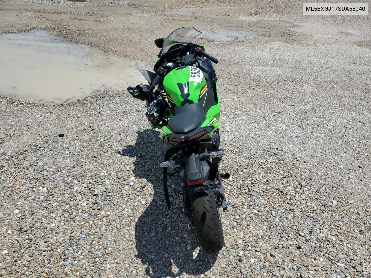 2025 Kawasaki Ex500 A VIN: ML5EXGJ17SDA55040 Lot: 56592955