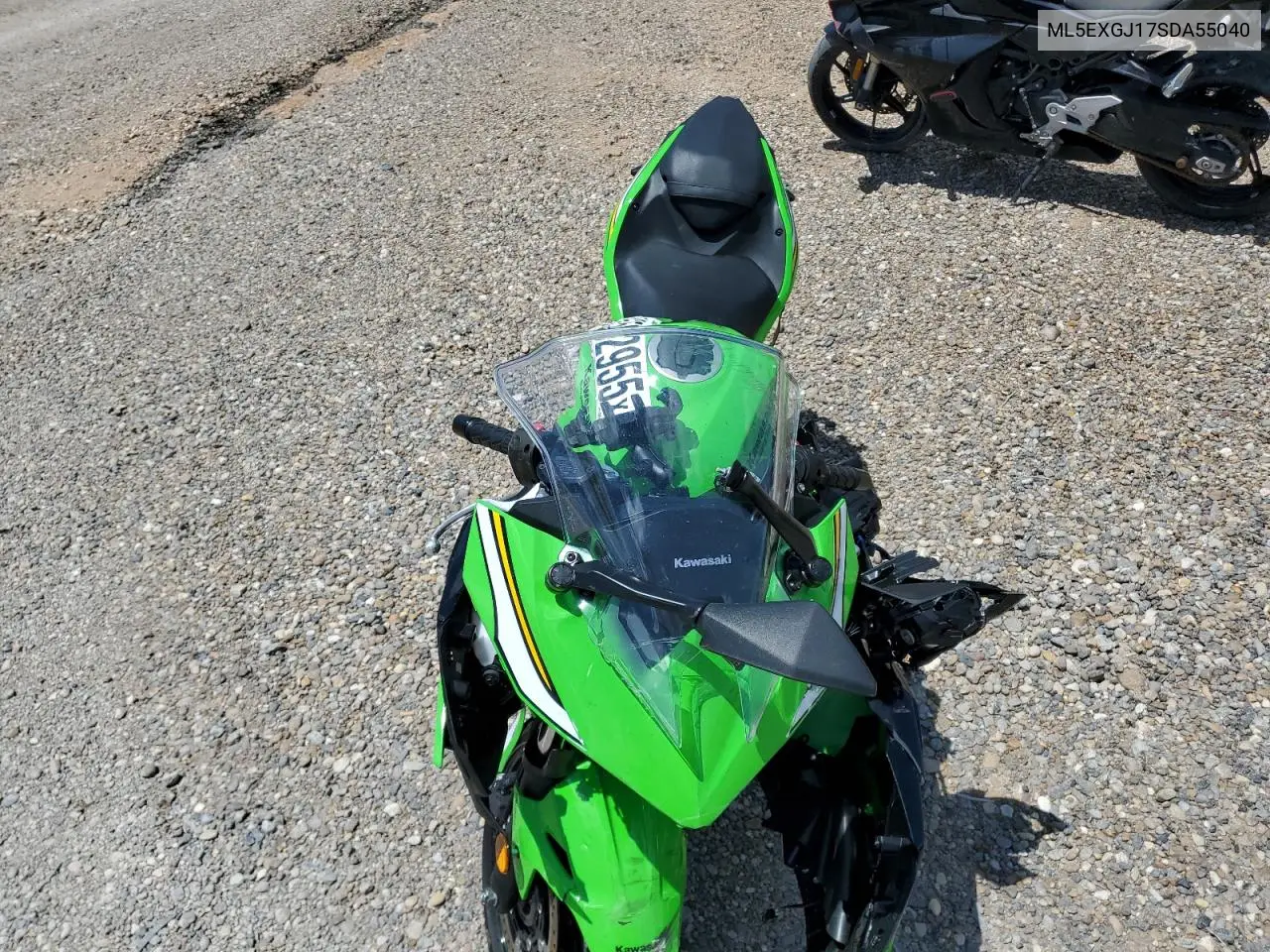 2025 Kawasaki Ex500 A VIN: ML5EXGJ17SDA55040 Lot: 56592955