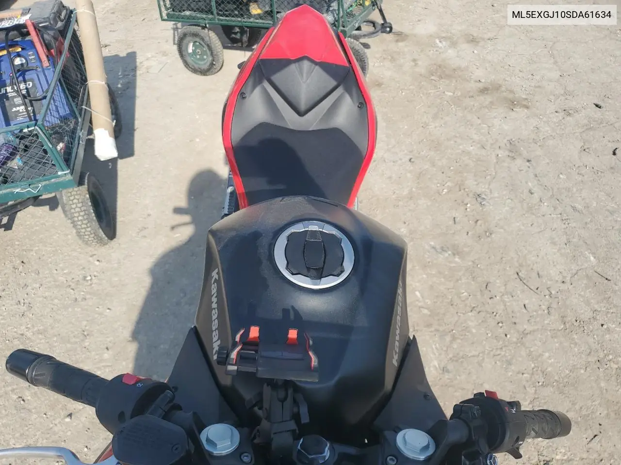2025 Kawasaki Ex500 A VIN: ML5EXGJ10SDA61634 Lot: 60259715
