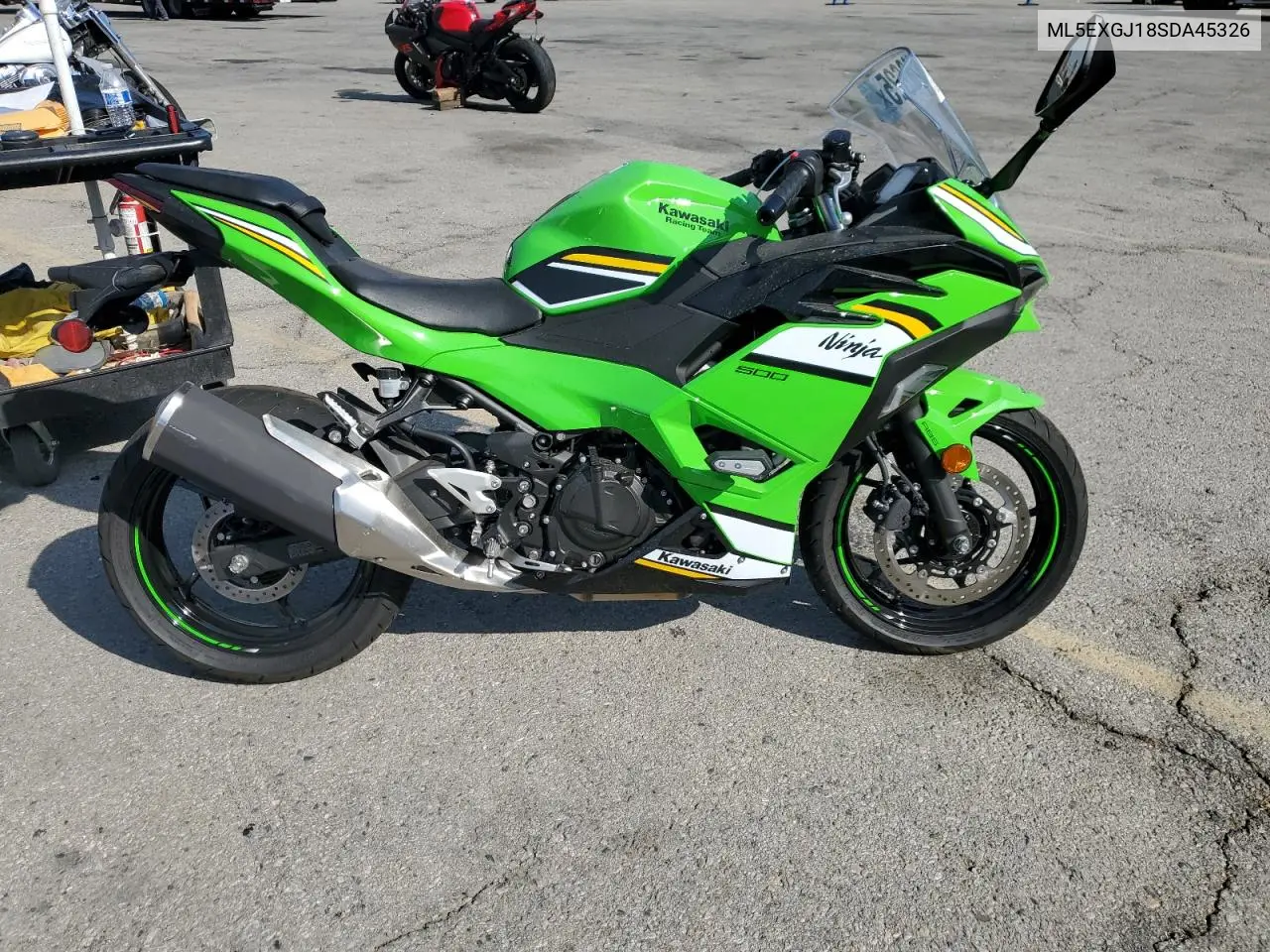 2025 Kawasaki Ex500 A VIN: ML5EXGJ18SDA45326 Lot: 61620625