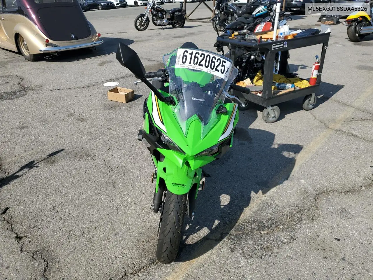 2025 Kawasaki Ex500 A VIN: ML5EXGJ18SDA45326 Lot: 61620625