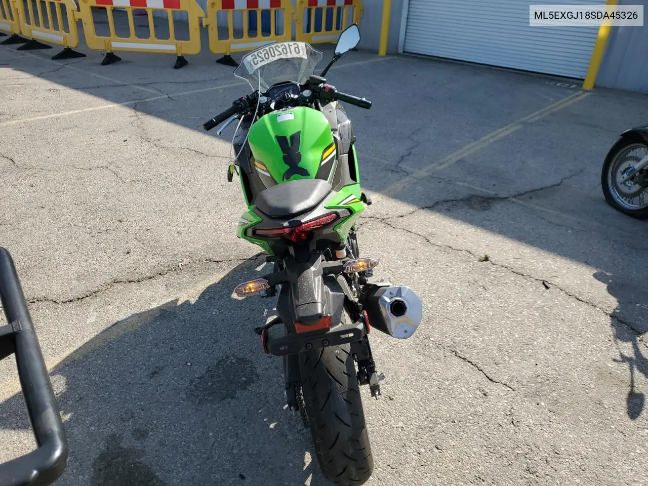 2025 Kawasaki Ex500 A VIN: ML5EXGJ18SDA45326 Lot: 61620625