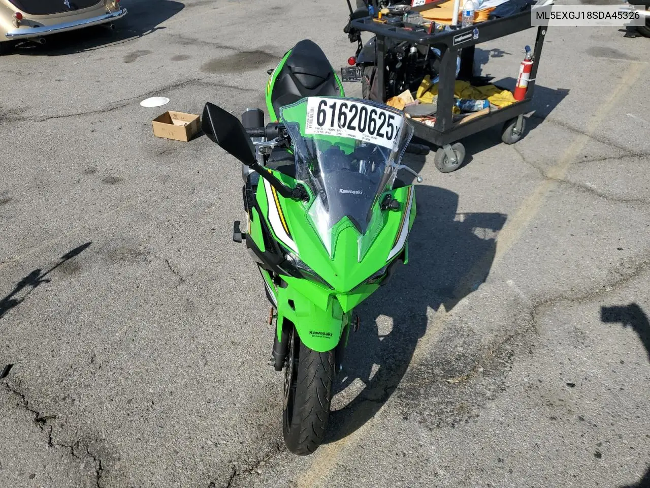 2025 Kawasaki Ex500 A VIN: ML5EXGJ18SDA45326 Lot: 61620625