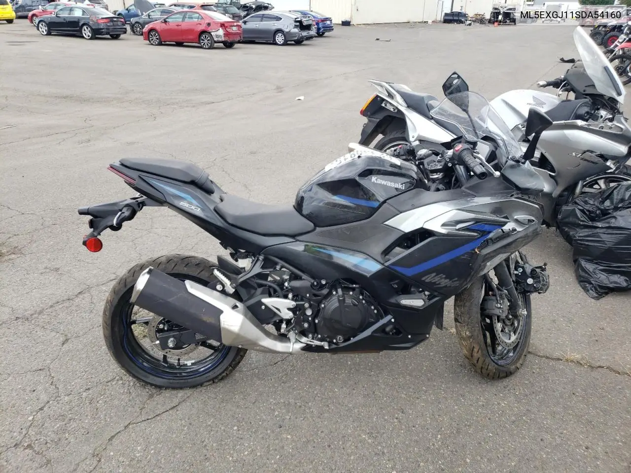 2025 Kawasaki Ex500 A VIN: ML5EXGJ11SDA54160 Lot: 62330815