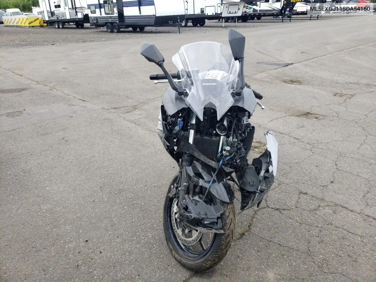 2025 Kawasaki Ex500 A VIN: ML5EXGJ11SDA54160 Lot: 62330815