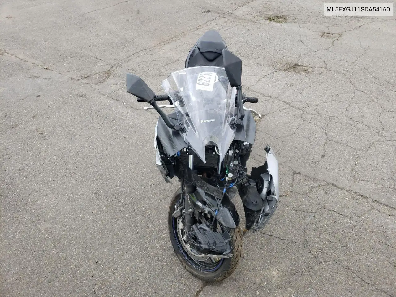 2025 Kawasaki Ex500 A VIN: ML5EXGJ11SDA54160 Lot: 62330815