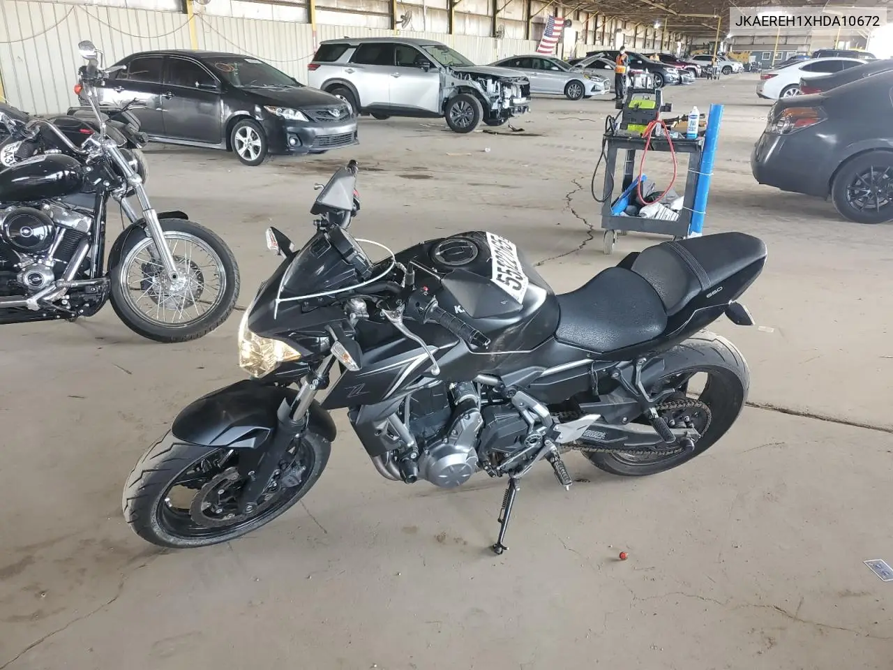 2017 Kawasaki Er650 H VIN: JKAEREH1XHDA10672 Lot: 55322165