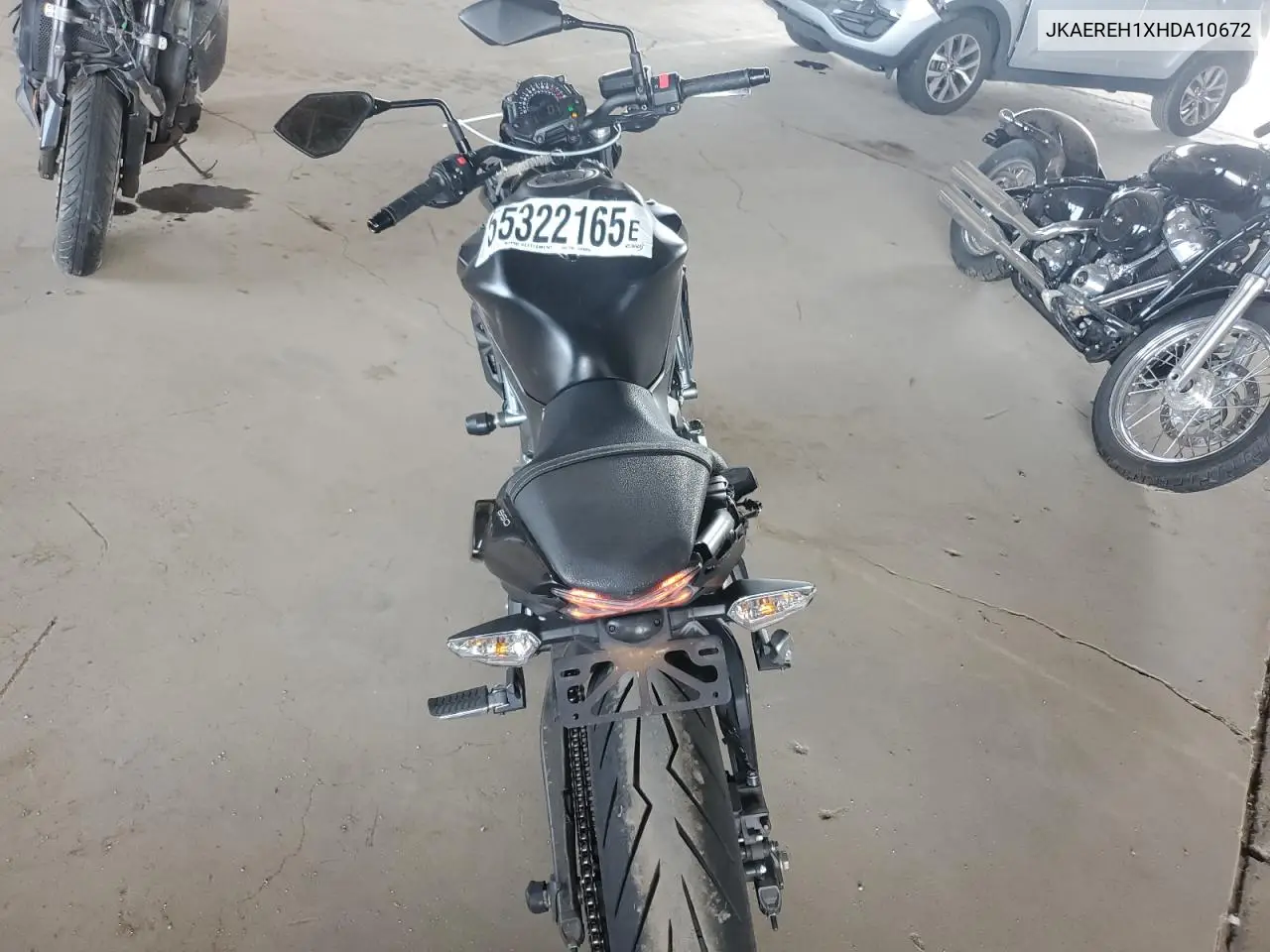 2017 Kawasaki Er650 H VIN: JKAEREH1XHDA10672 Lot: 55322165