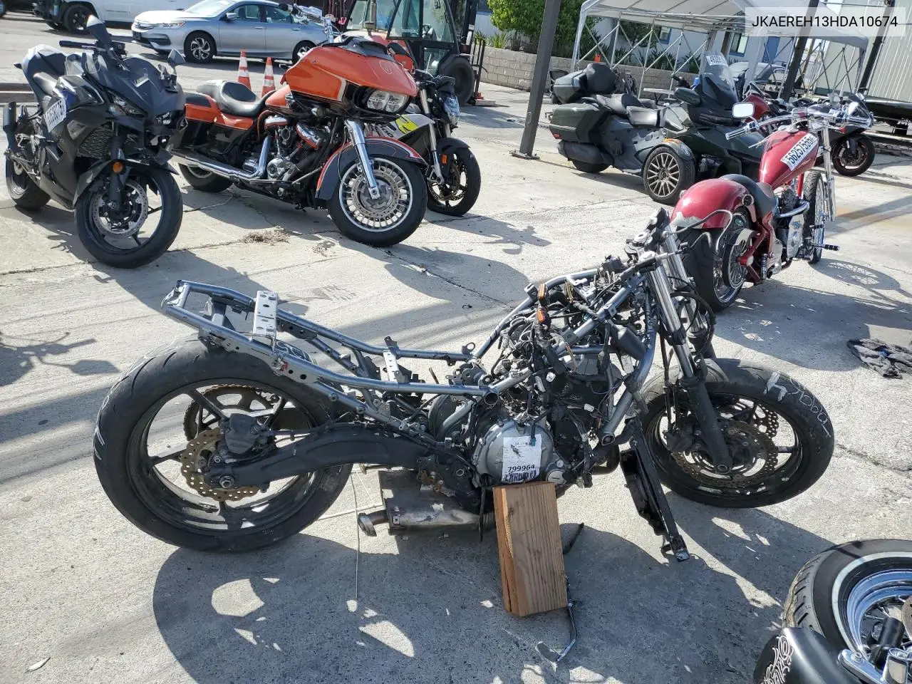 2017 Kawasaki Er650 H VIN: JKAEREH13HDA10674 Lot: 56672895