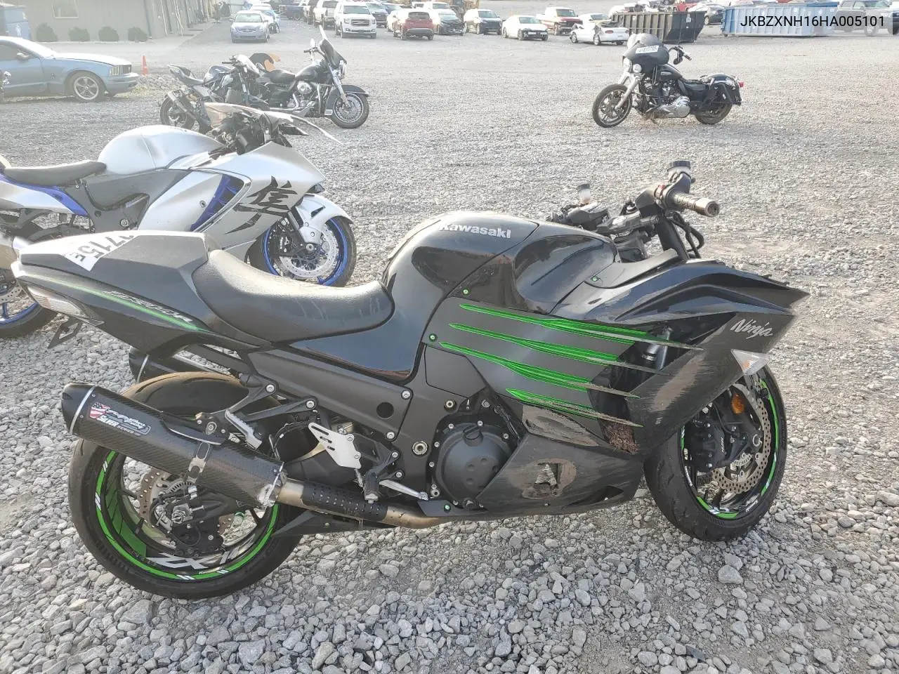 2017 Kawasaki Zx1400 H VIN: JKBZXNH16HA005101 Lot: 62779715