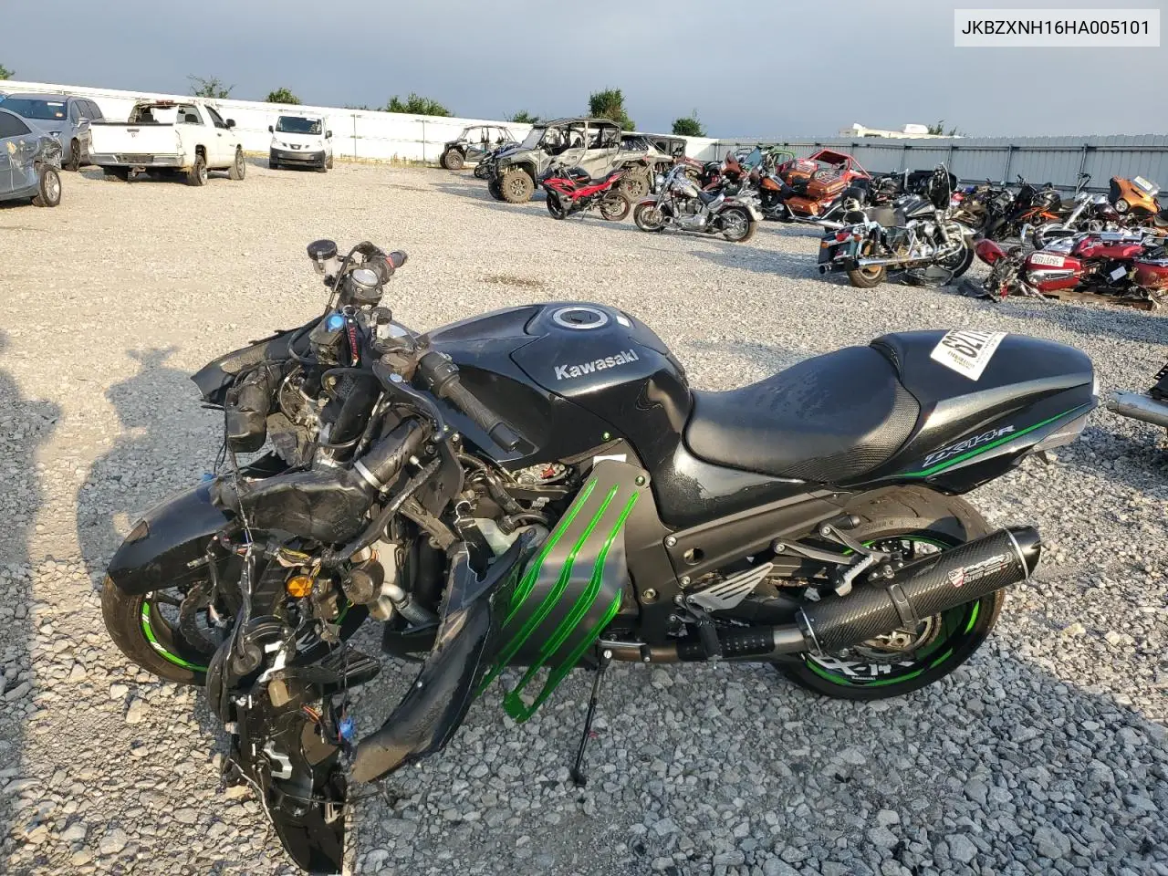 2017 Kawasaki Zx1400 H VIN: JKBZXNH16HA005101 Lot: 62779715