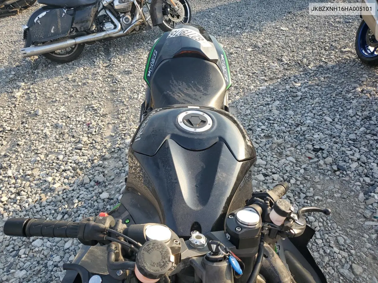 2017 Kawasaki Zx1400 H VIN: JKBZXNH16HA005101 Lot: 62779715