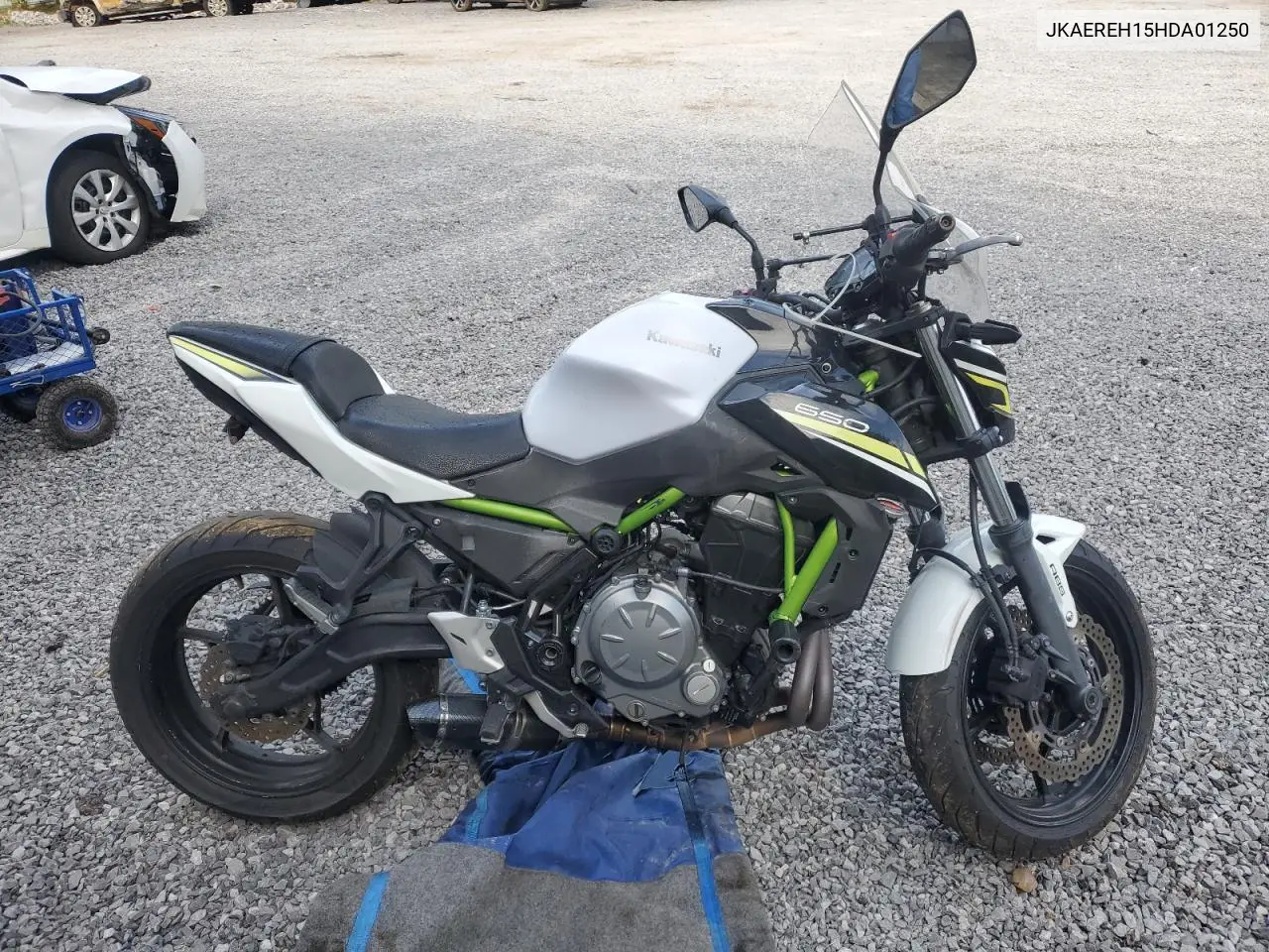2017 Kawasaki Er650 H VIN: JKAEREH15HDA01250 Lot: 63248055