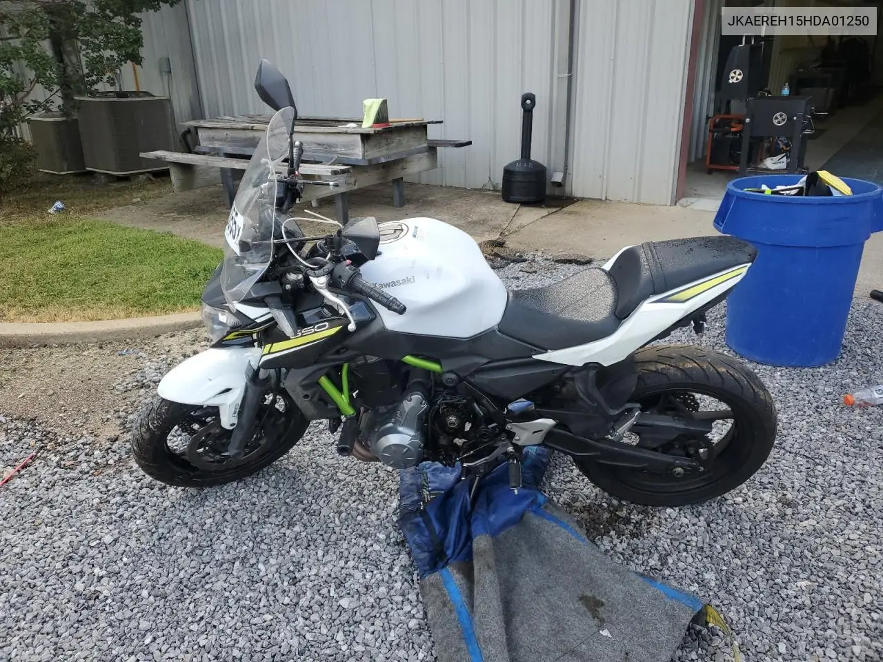 2017 Kawasaki Er650 H VIN: JKAEREH15HDA01250 Lot: 63248055