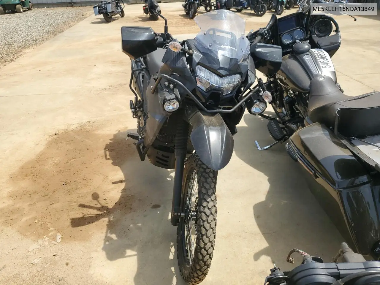 2022 Kawasaki Kl650 H VIN: ML5KLEH15NDA13849 Lot: 54760085